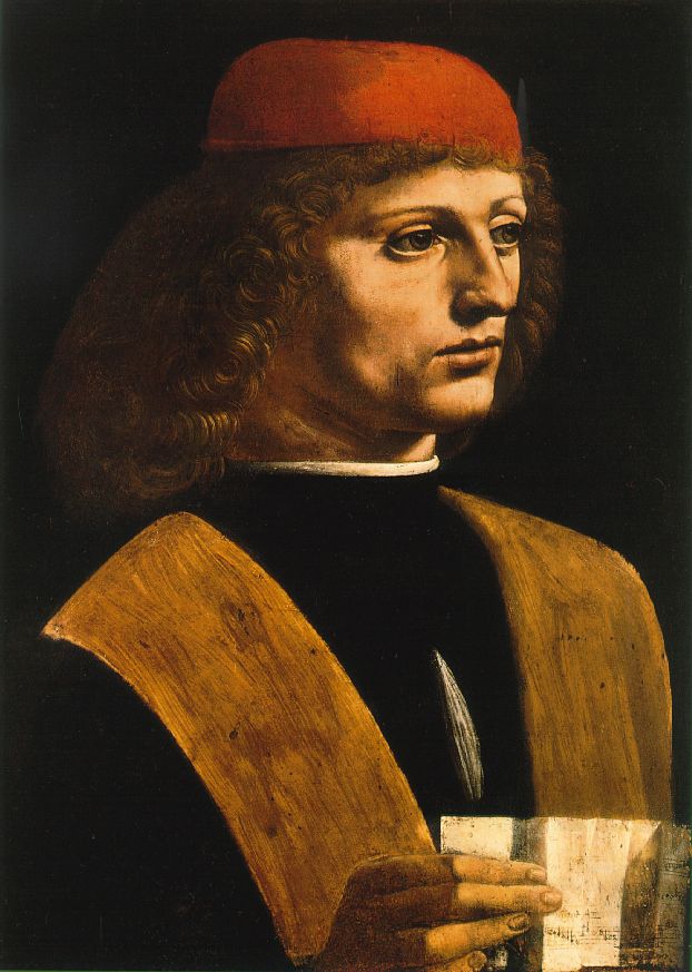 Leonardo da Vinci - Portrait of a Musician