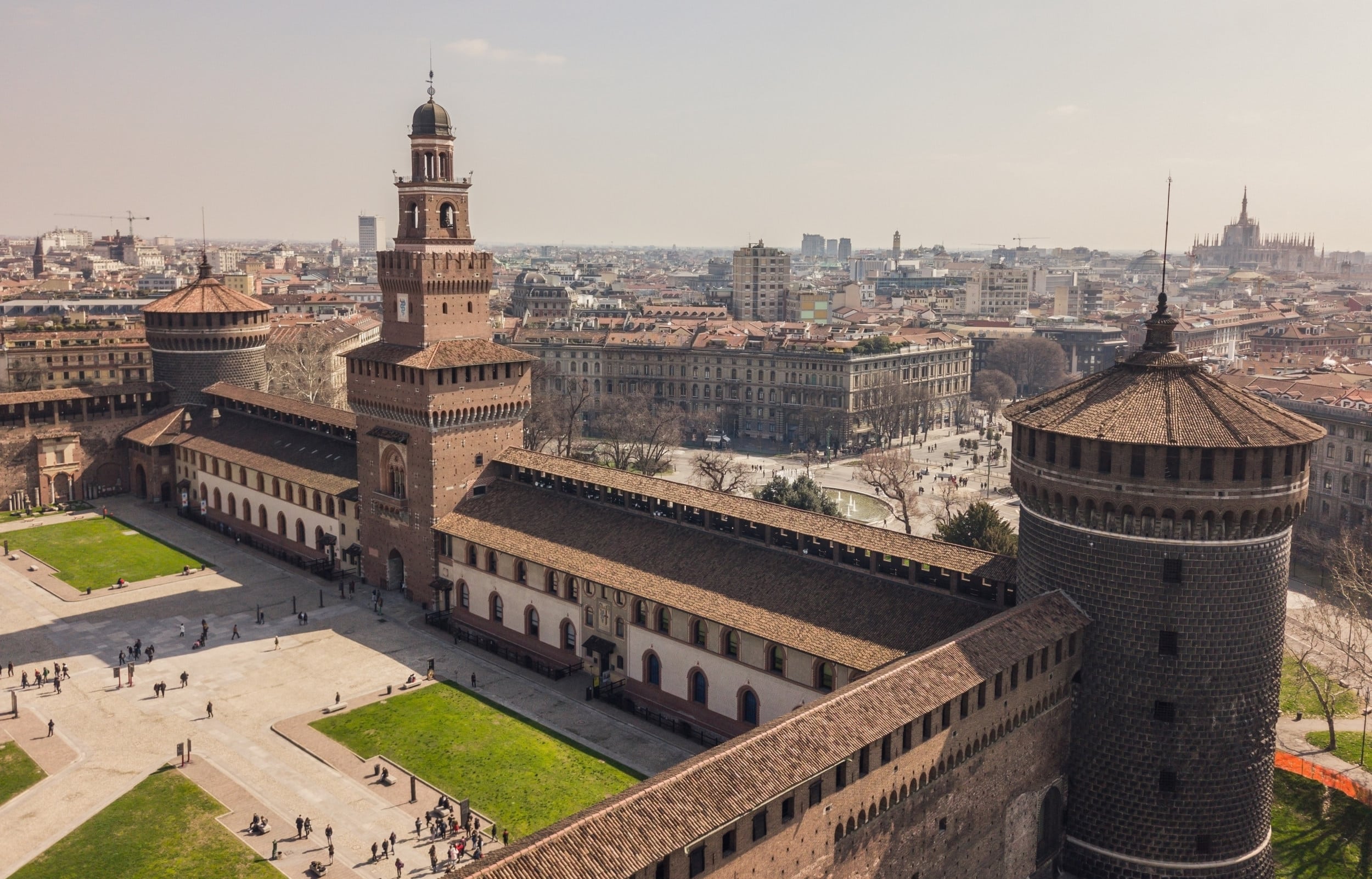 Sforzesco Castle in Milan