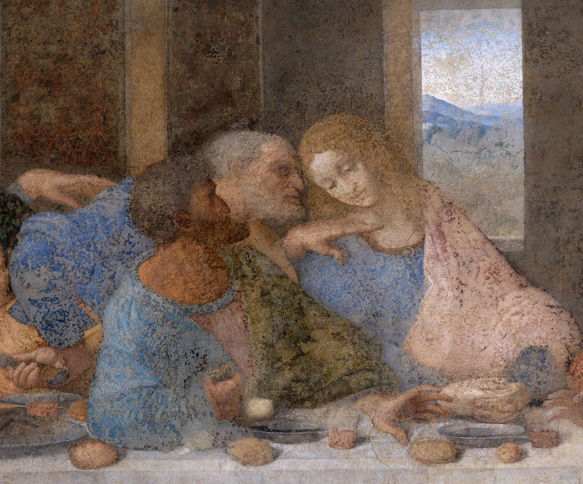 Peter, Judas, and John in the Last Supper - the last supper art analysis