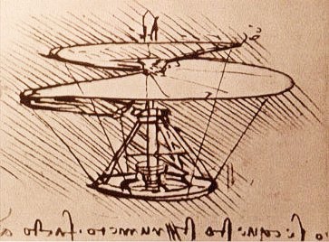 Leonardo da Vinci - Design of a Helicopter