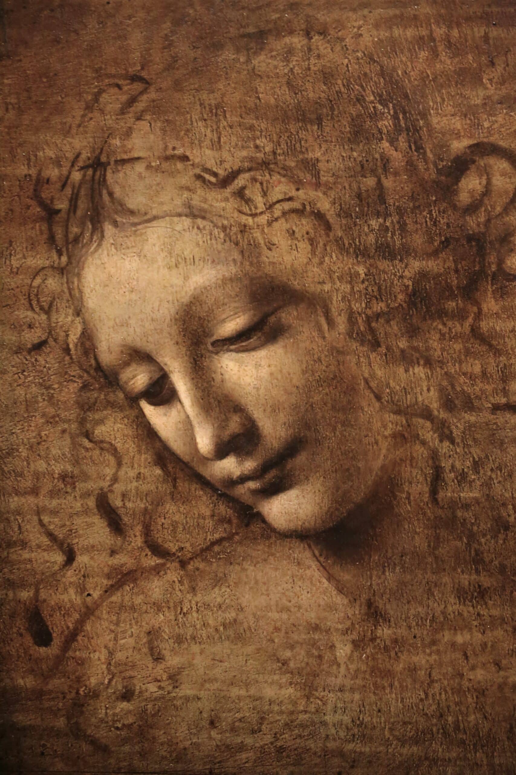 La Scapigliata by Leonardo Da Vinci