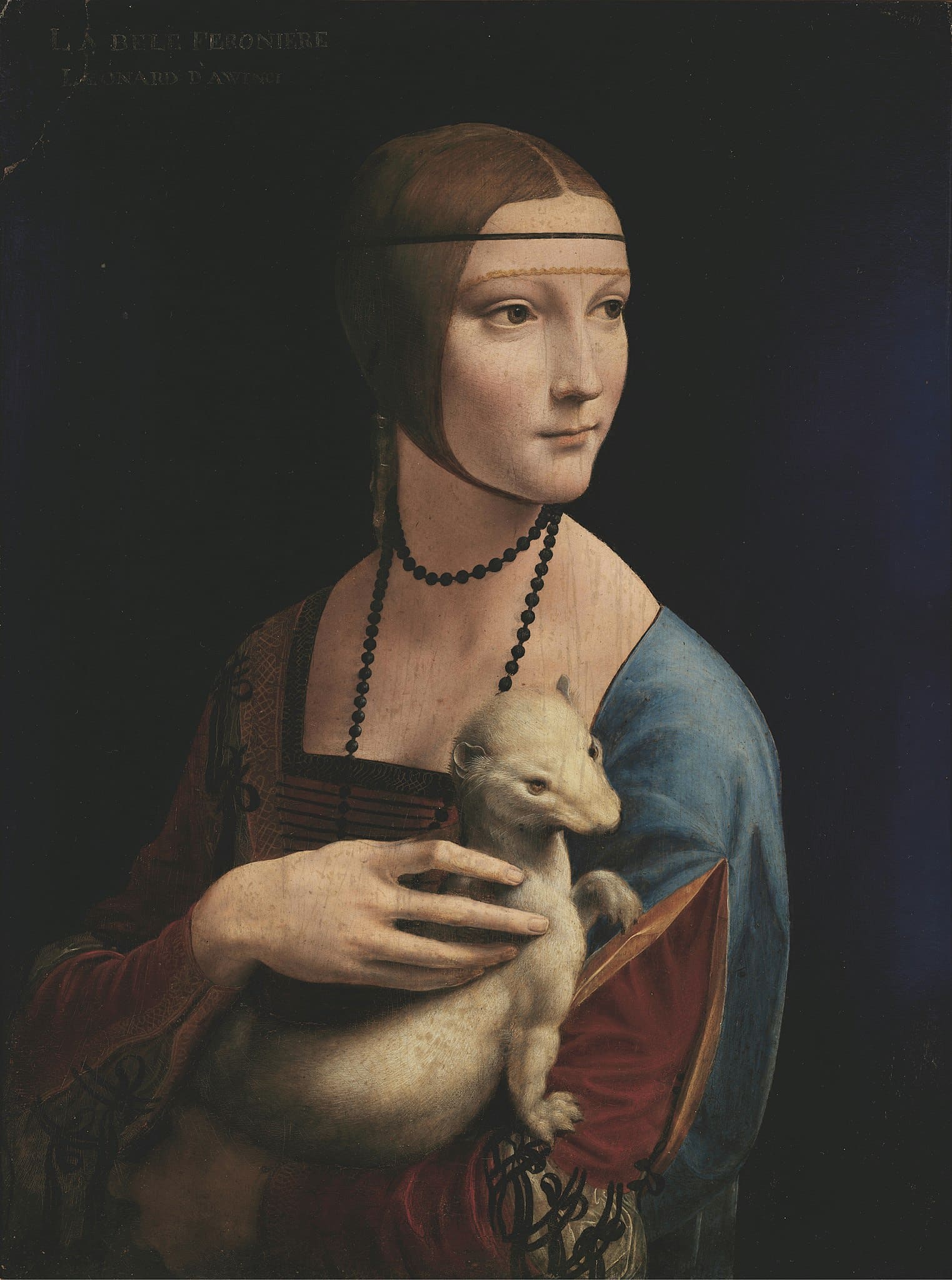 The Lady with an Ermine (Portrait of Cecilia Gallerani) by Leonardo Da Vinci