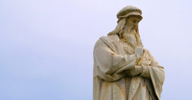Why did Leonardo da Vinci leave Milan?