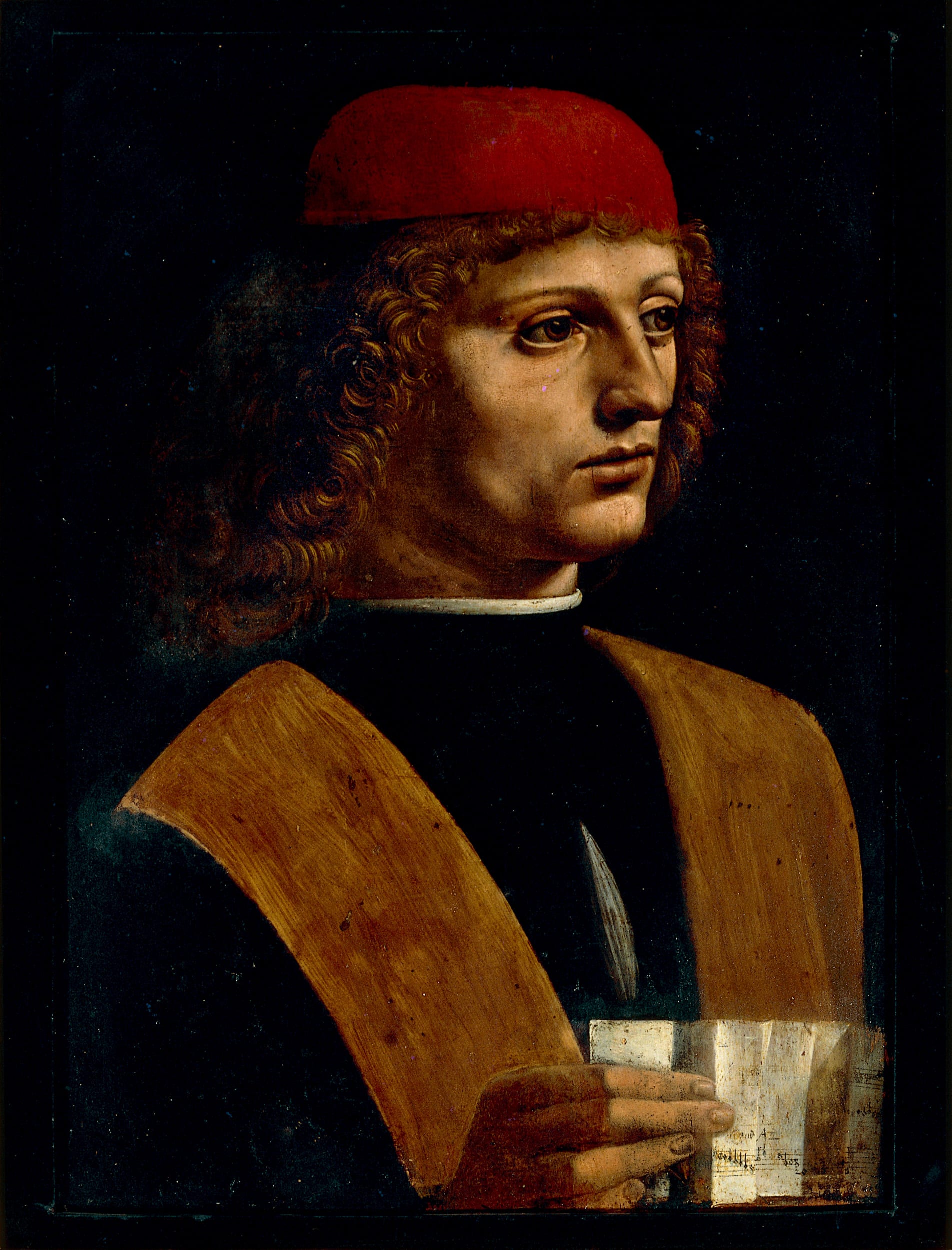 Leonardo da Vinci - Portrait of a Musician - Pinacoteca Ambrosiana