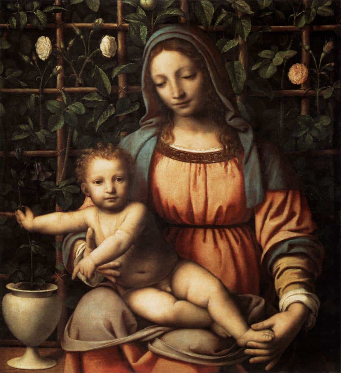 Bernardino Luini, Madonna del Roseto (c.1510)