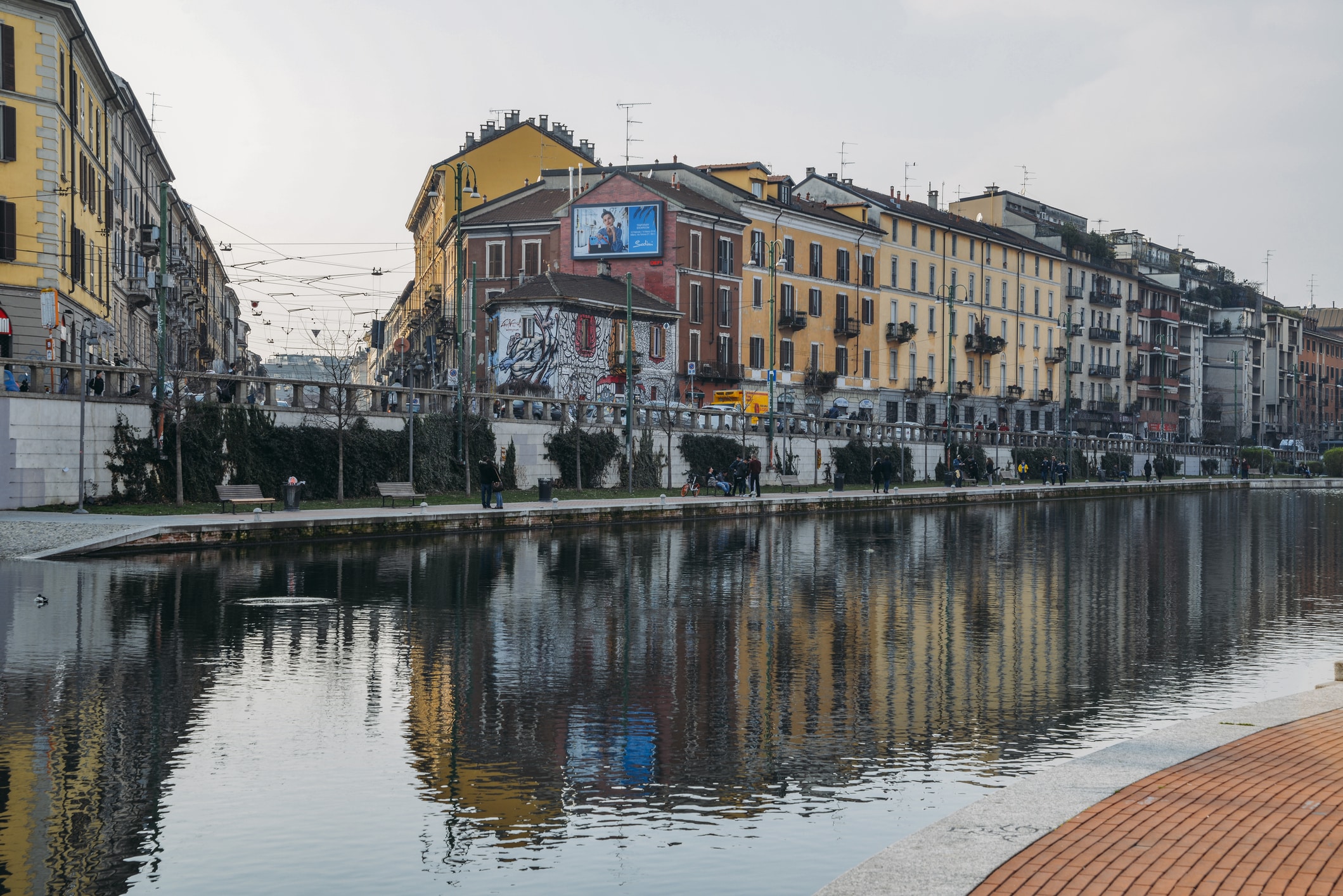 Darsena where Naviglio Grande meets Naviglio Pavese 
