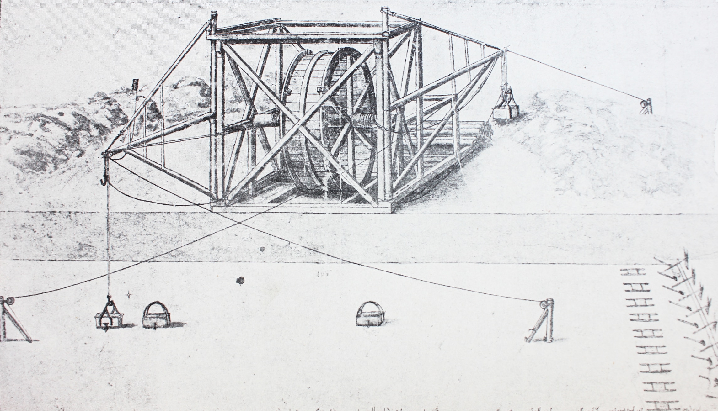Leonardo’s water mechanism from the Codex Atlanticus