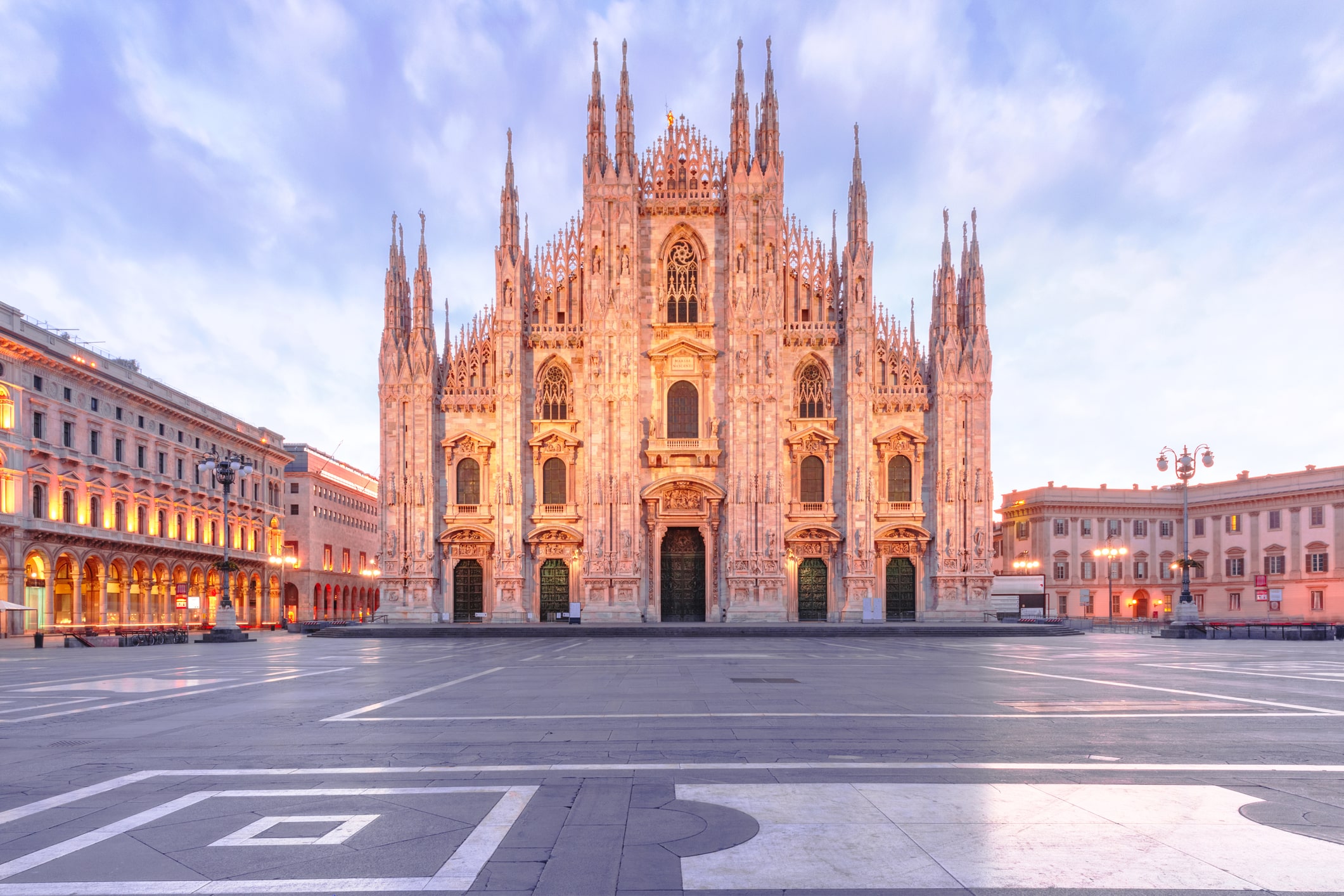 Milan Cathedral on Piazza del Duomo